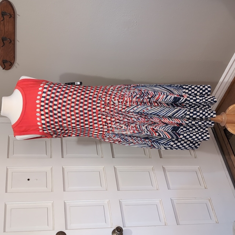 Nic & Zoe 1X multicolor Knit Dress